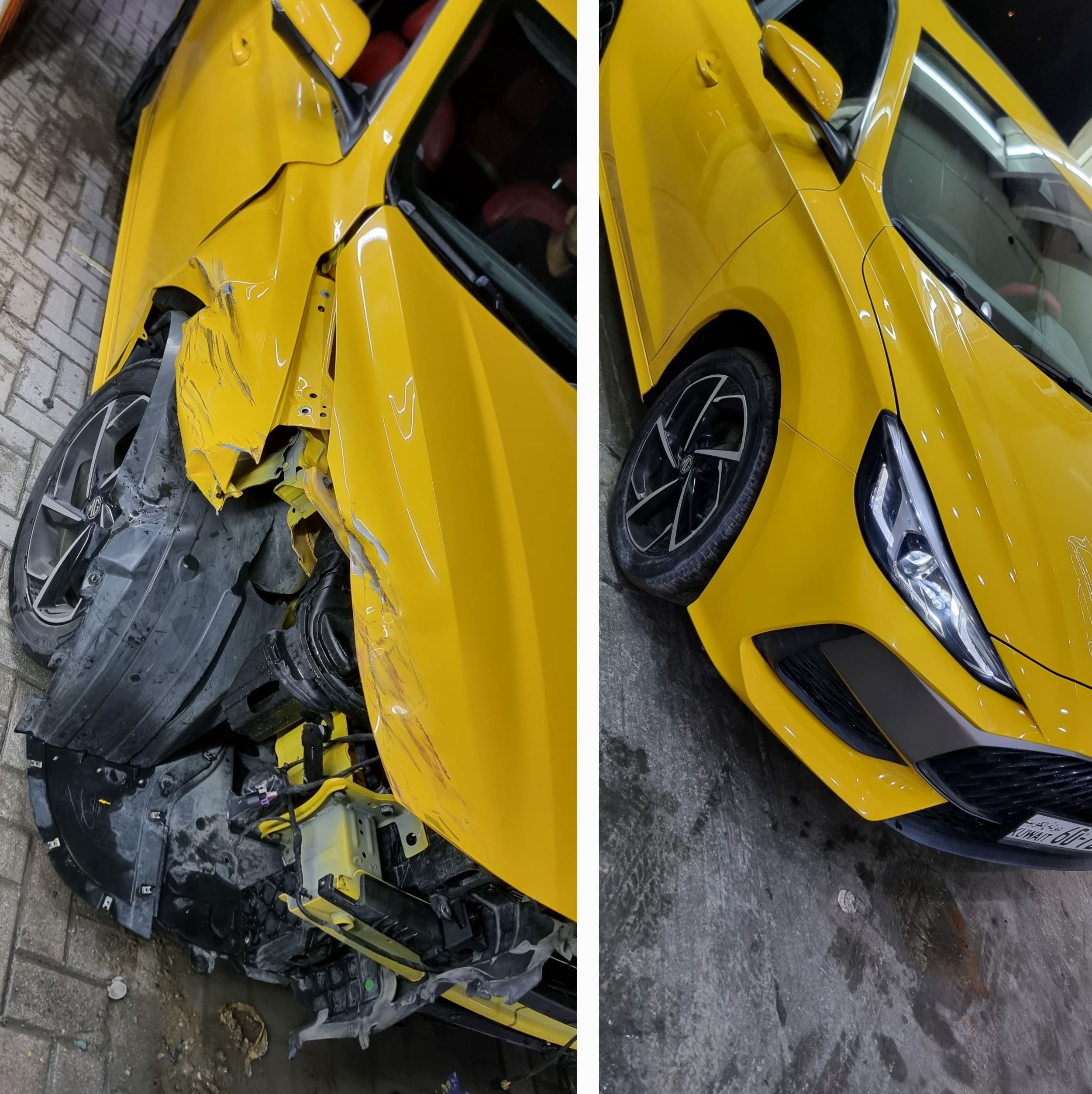 Side accident repair and painting